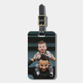 カスタム写真パーソナライズされた ラゲッジタグ (正面縦)