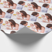 カスタム写真パーソナライズされた ラッピングペーパー (角)