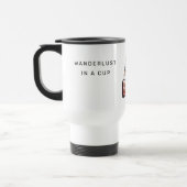 カスタム写真パーソナライズされたWanderlust In A Cupp トラベルマグ (左)