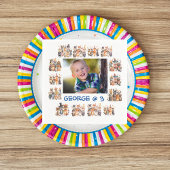 カスタム写真パーティー動物テーマ子供の誕生日 スタンダードカクテルナプキン