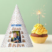 カスタム写真パーティー動物テーマ子供の誕生日 パーティーハット