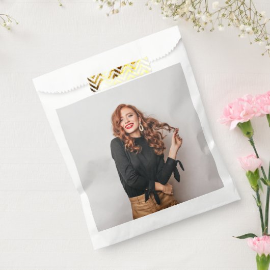 カスタム写真パーティー自撮写真写真 フェイバーバッグ (封をした状態)