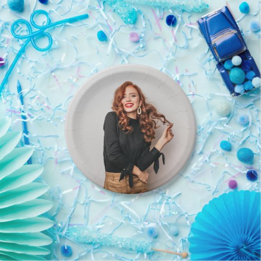 カスタム写真パーティー自撮写真写真 ペーパープレート (パーティー)