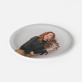 カスタム写真パーティー自撮写真写真 ペーパープレート (アングル)