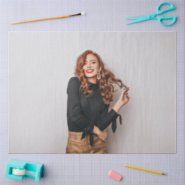 カスタム写真パーティー自撮写真写真 薄葉紙