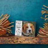 カスタム写真ビーグル記念館 フォトプラーク (側面)