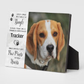 カスタム写真ビーグル記念館 フォトプラーク (側面)