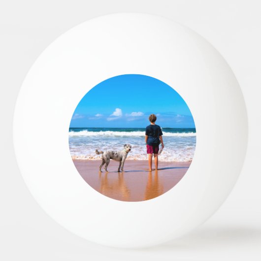 カスタム写真ピンポンボールあなたの写真のギフト 卓球ボール (裏面)