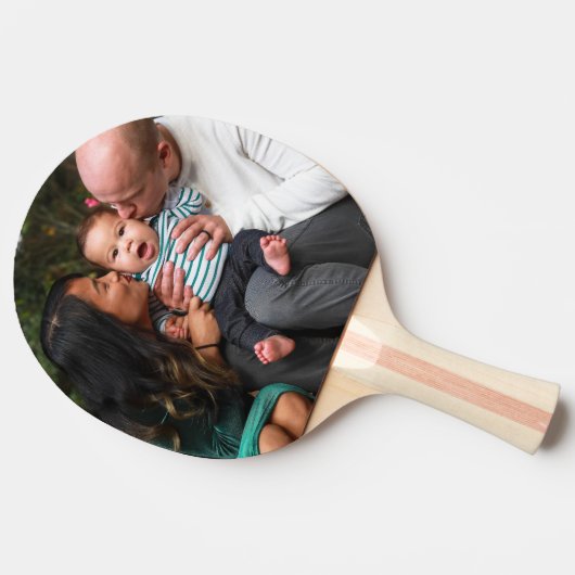 カスタム写真ファパーソナライズされたミリ 卓球ラケット (横)