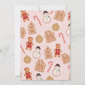 カスタム写真ファミリークリスマスカード 招待状 (裏面)