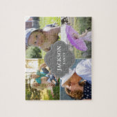 カスタム写真ファミリー名数々の写真 ジグソーパズル (縦)