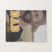 カスタム写真ファーザーズデイスポーツパパバスケットボールパパ ジグソーパズル (横)