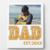 カスタム写真ファーザーズデイスポーツパパバスケットボールパパ フォトプラーク (正面)