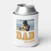 カスタム写真ファーザーズデイスポーツパパバスケットボールパパ 缶クーラー (缶正面)
