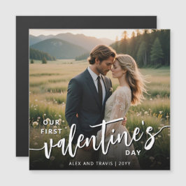 カスタム写真ファーストバレンタインデー磁気カード