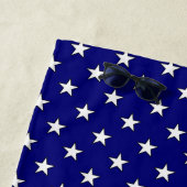 カスタム写真フレームUSAアメリカ国旗の愛国的おもしろい ビーチタオル (インサイチュ)