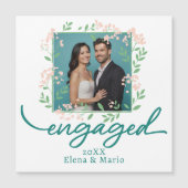 カスタム写真フローラ婚約告知スクリプト (正面)