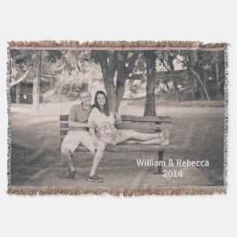 カスタム写真ブランケット スローブランケット