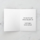 カスタム写真ブリンドルキャトルドッグベレーテッドテンプレート カード (内部)