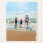 カスタム写真プランナー文字 – 家族が大好き プランナー手帳 (裏面)