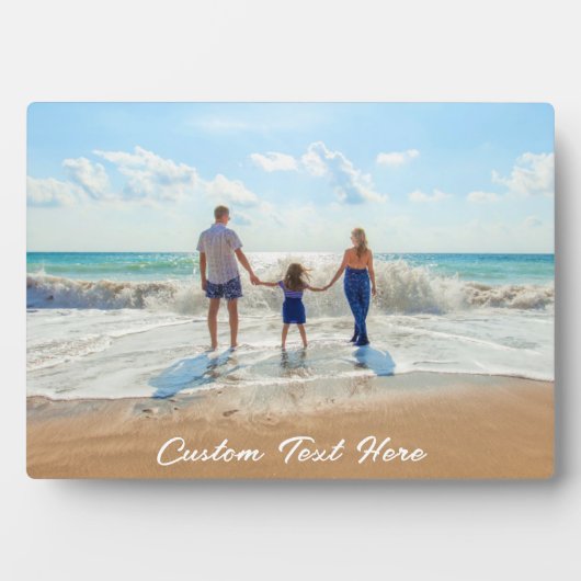 カスタム写真プラーク写真と文字デザイン写真 フォトプラーク (正面)