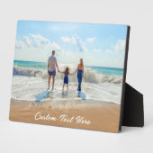 カスタム写真プラーク写真と文字デザイン写真 フォトプラーク (側面)