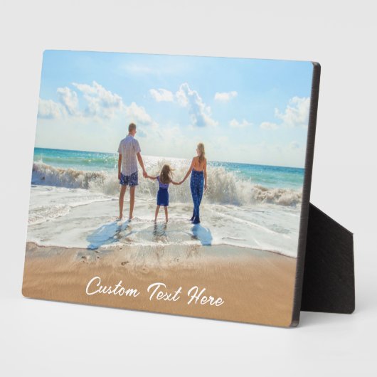 カスタム写真プラーク写真と文字デザイン写真 フォトプラーク (側面)