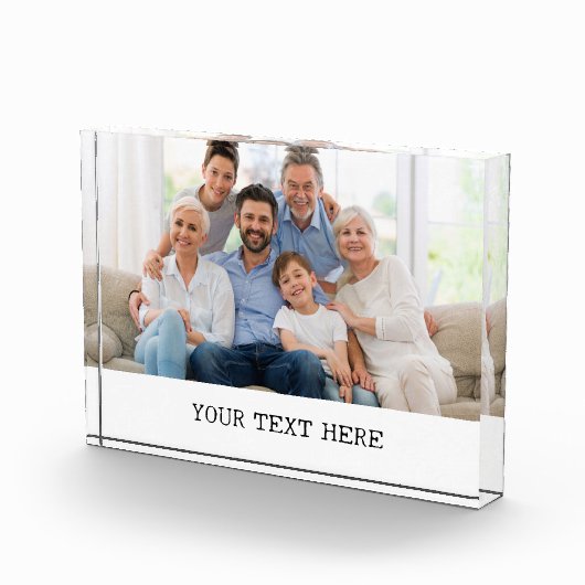 カスタム写真プレゼント写真贈与記念日 フォトブロック (右)