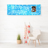 カスタム写真プール誕生日パーティー水リップルプール 横断幕 (インサイチュ)