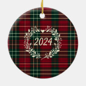 カスタム写真ベビー初 セラミックオーナメント (裏面)