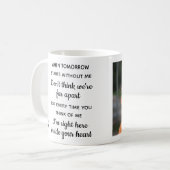 カスタム写真ペットロス記念ペットドッグメモリアル コーヒーマグカップ (正面左)