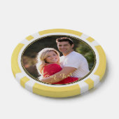 カスタム写真ホームトーナメントゲームナイト ポーカーチップ (シングル)