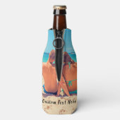 カスタム写真ボトルクール写真と文字 ボトルクーラー (ボトル裏面)