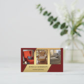 カスタム写真ポートフォリオ家具の家具 名刺 (スタンド正面)