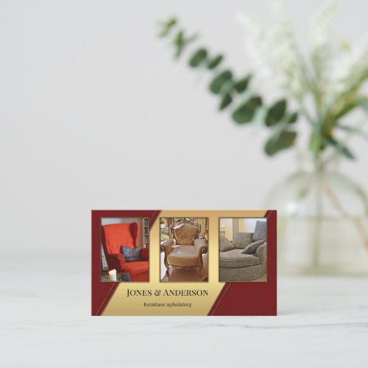 カスタム写真ポートフォリオ家具の家具 名刺 (スタンド正面)
