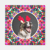 カスタム写真マクシマリストモダンスカラフル マグネット (正面)