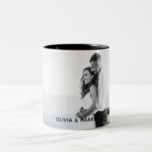 カスタム写真マグギフト ツートーンマグカップ (中央)