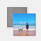 カスタム写真マグネットギフトあなたの写真デザイン マグネット (正面/裏面)