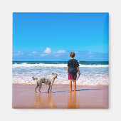 カスタム写真マグネットギフトあなたの写真デザイン マグネット (正面)