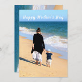 カスタム写真マザーのデイカードあなたの写真文字 (正面/裏面)