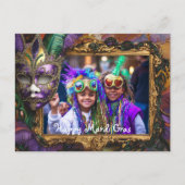 カスタム写真マルディパーティーDelight ポストカード (正面)