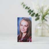 カスタム写真ミニマモダンリストプロフェッショナル 名刺 (スタンド正面)