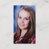 カスタム写真ミニマモダンリストプロフェッショナル 名刺 (正面)