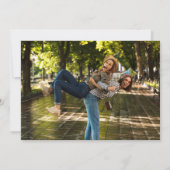 カスタム写真メイド・オブ・オーナー(花嫁付き添い人)手書き提案 ノートカード (裏面)