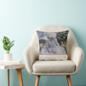 カスタム写真メリークリスマスホリデーキープサケ クッション (椅子)