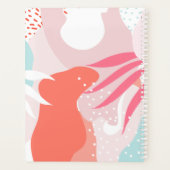 カスタム写真メンフィス柄の結婚式の月次 プランナー手帳 (裏面)