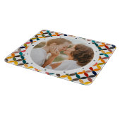 カスタム写真モダンカラフル パーソナライズされた カッティングボード (角)