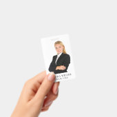 カスタム写真モダン名のタイトル バッジ (手持ち)