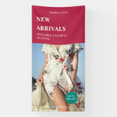 カスタム写真モダン新着商品プロモーション 横断幕 (縦)