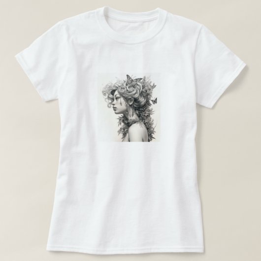 カスタム写真モダン母の日の贈り物 Tシャツ (デザイン正面)